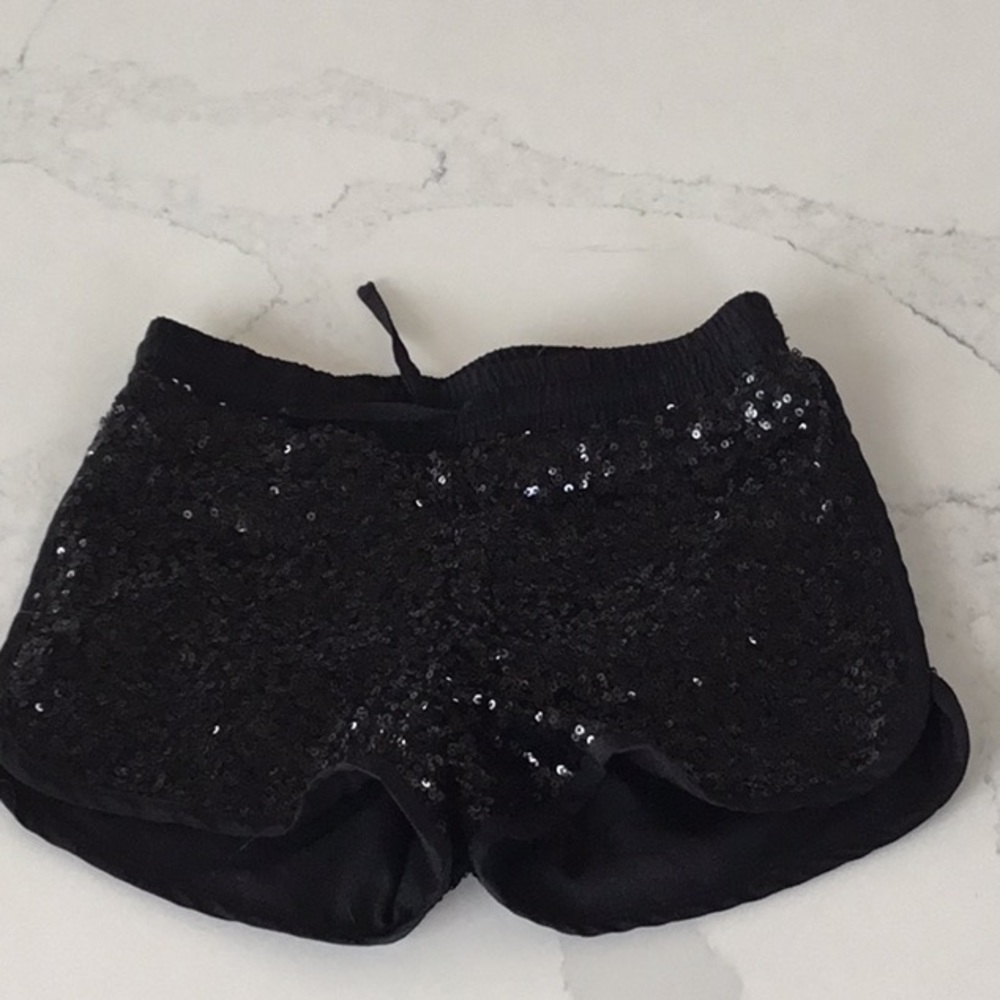 Little Marc Jacobs Black sequin shorts size 4